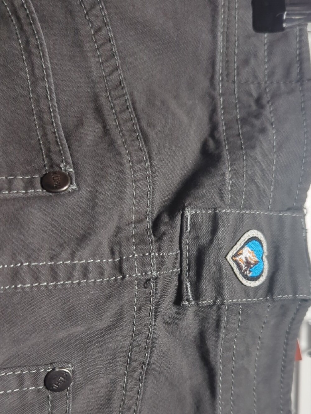 Kuhl Women's Gray Outdoor Utility Shorts - Picture 6 of 7